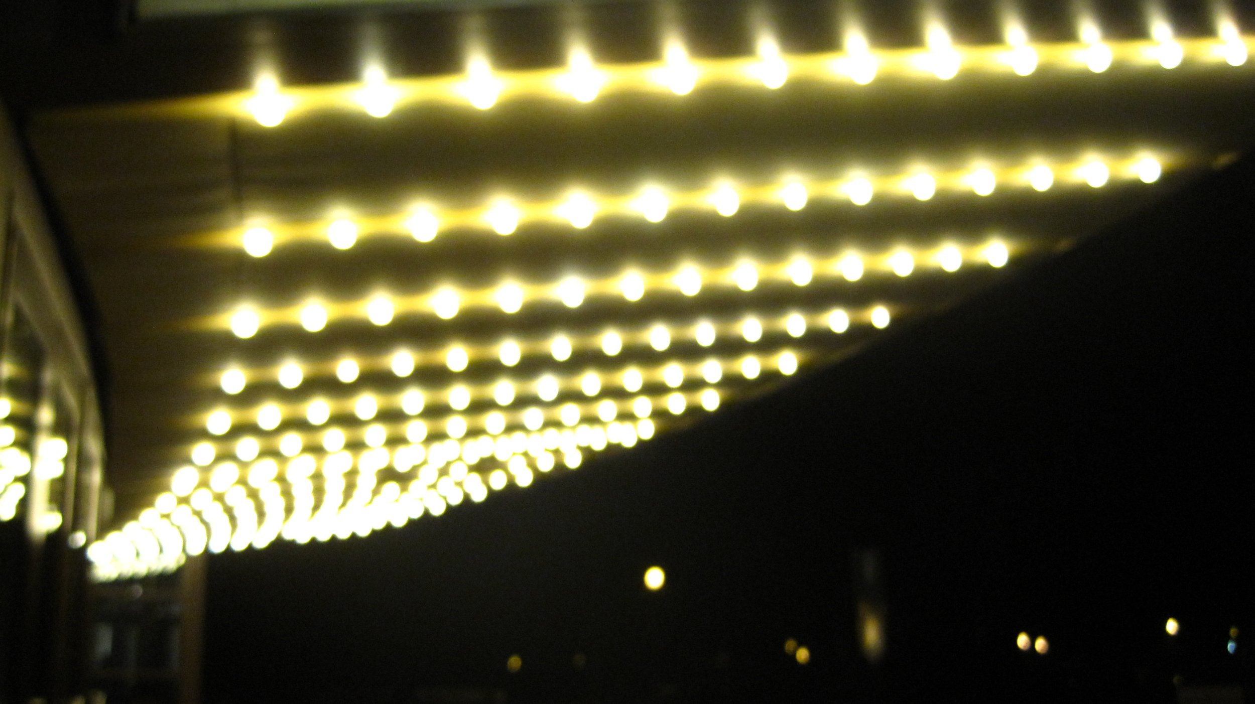 Stratford Festival Theatre marquee lights